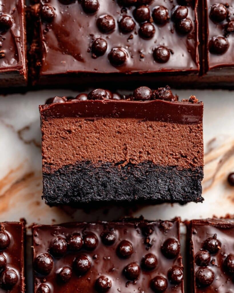 Chocolate Cheesecake Bars Recipe