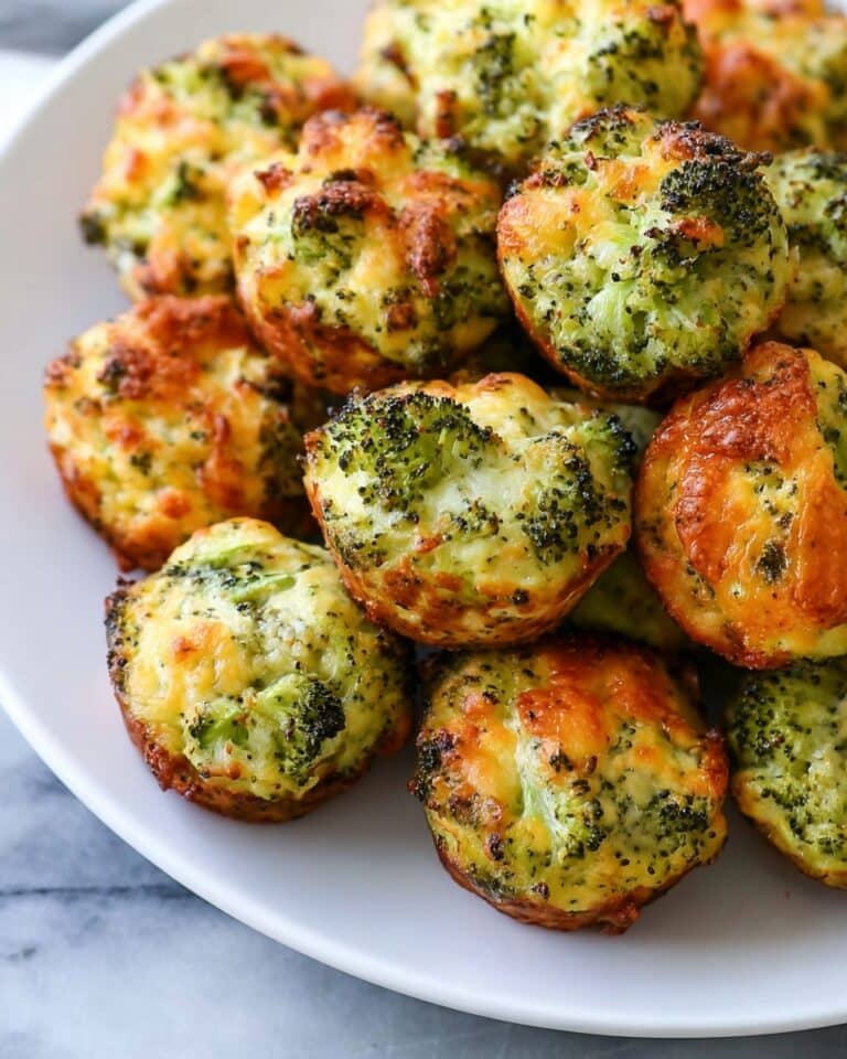 Baked Broccoli Cheese Balls Recipe