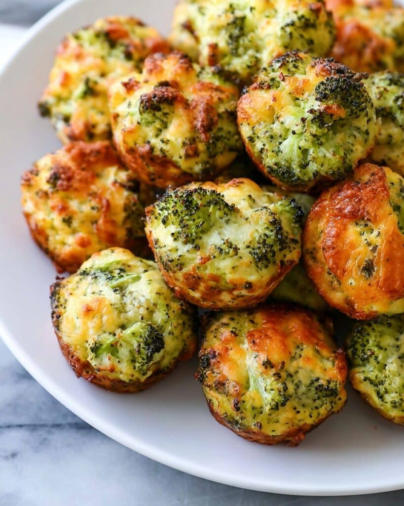 Baked Broccoli Cheese Balls Recipe