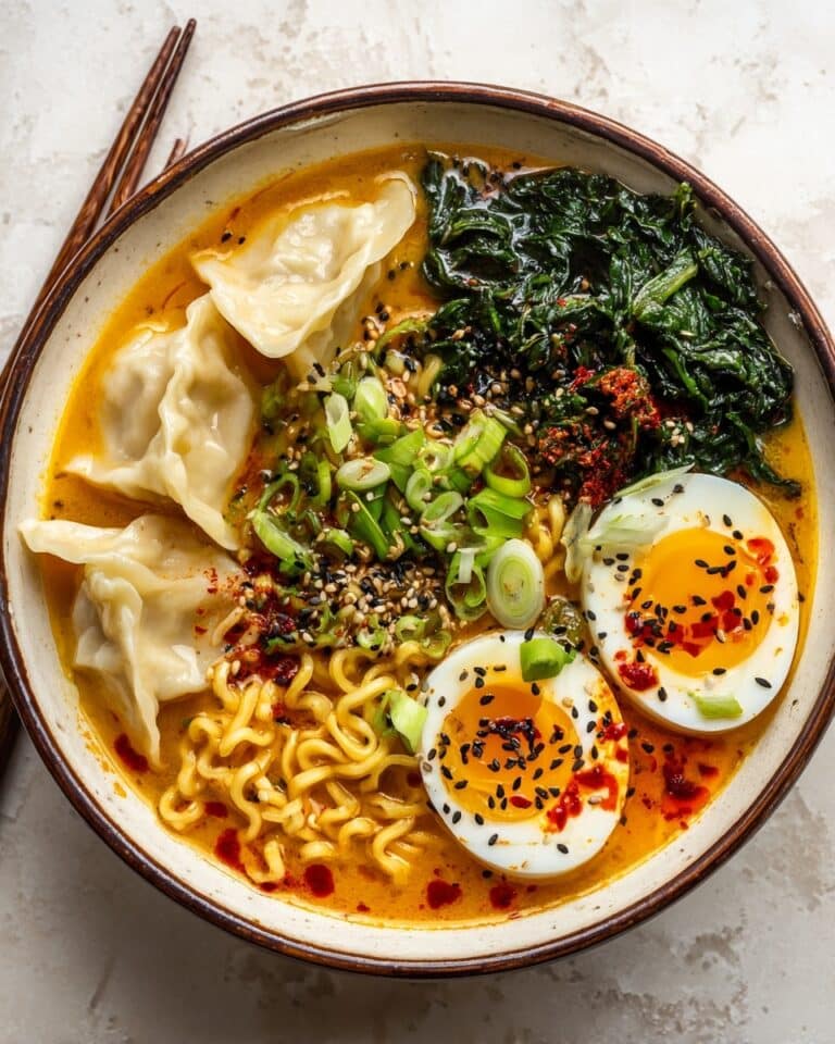 Dumpling Ramen Bowl Recipe