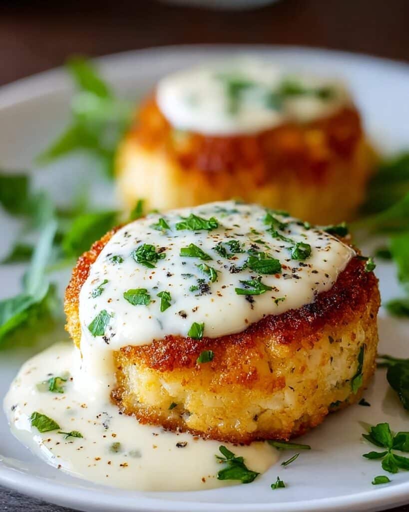 Comforting Chicken Pillows with Creamy Parmesan Sauce Recipe