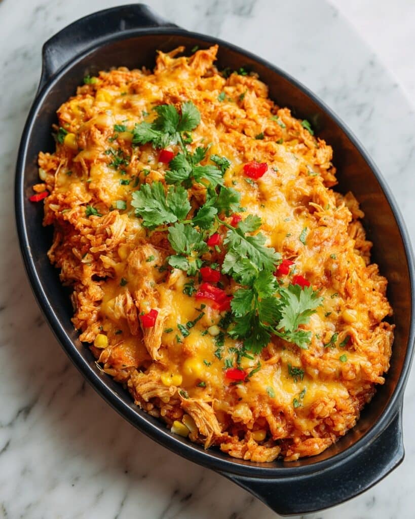 Chicken Enchilada Rice Casserole Recipe