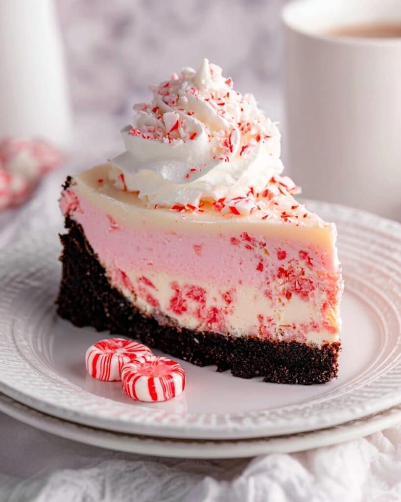 No Bake Peppermint Cheesecake Recipe