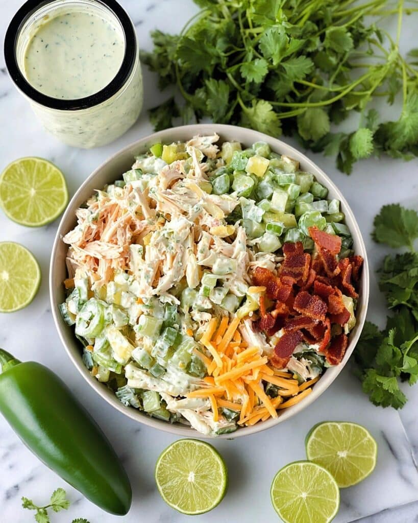 Keto Jalapeno Popper Cottage Cheese Chicken Salad Recipe