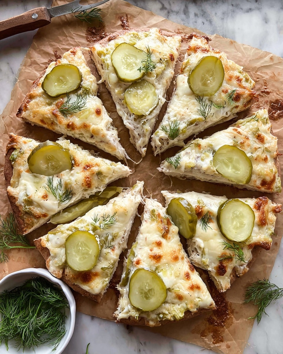 Dill Pickle Focaccia Bread Recipe
