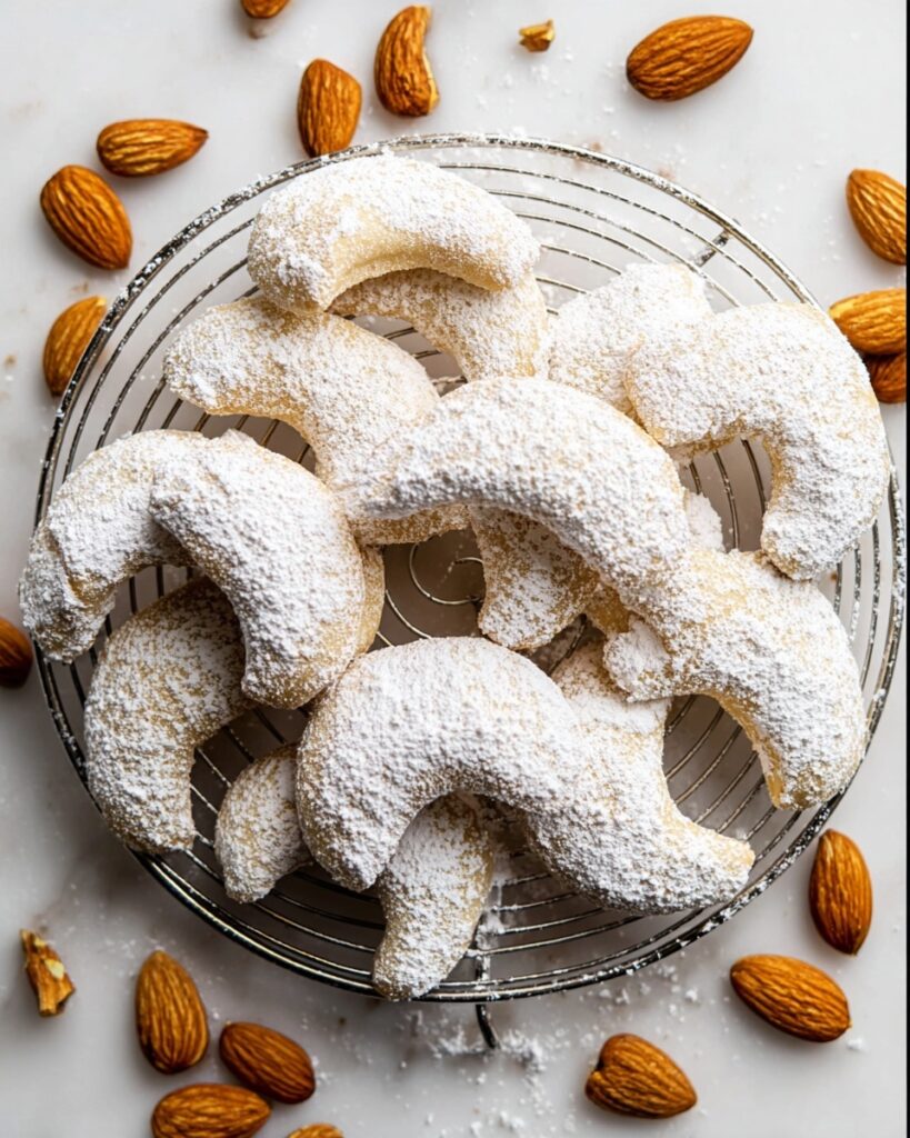 Almond Crescent Cookies Recipe