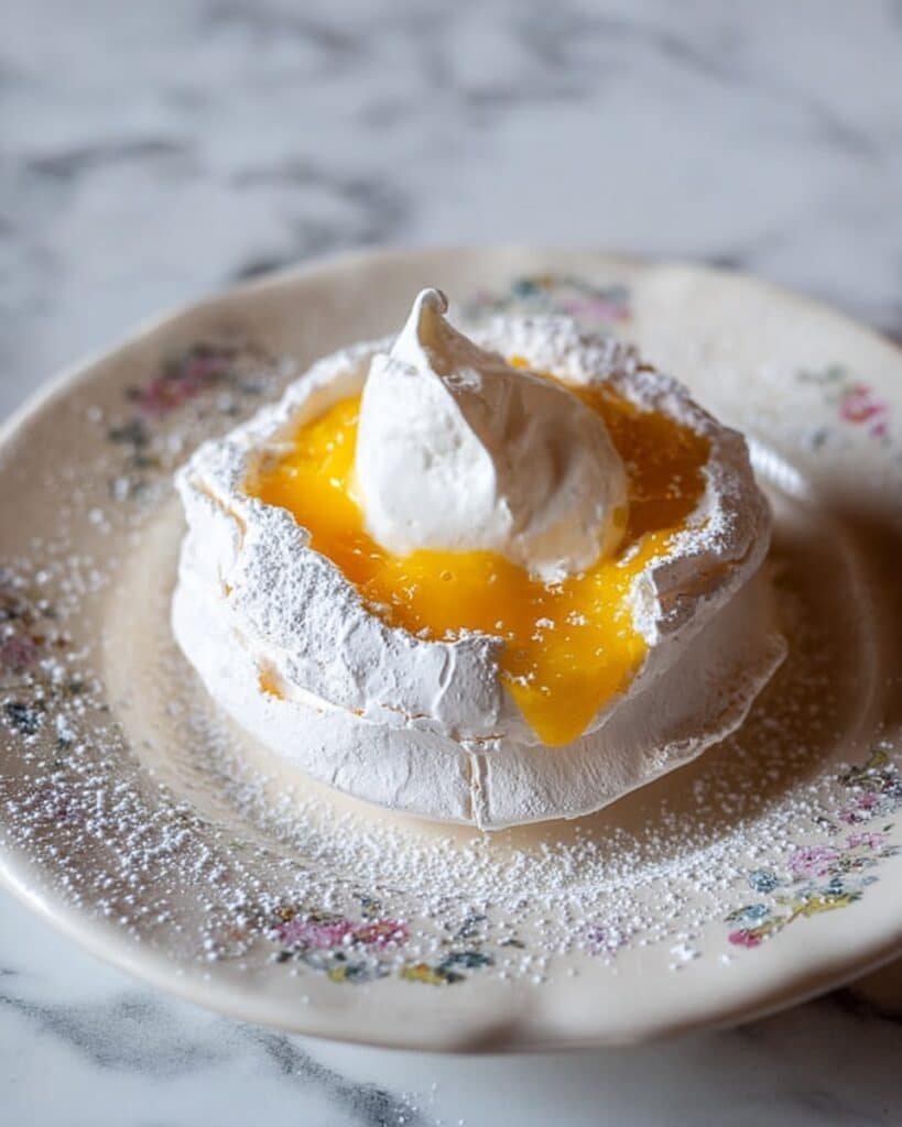 Lemon Cream Meringue Torte with Fresh Berries and Toasted Almonds Recipe