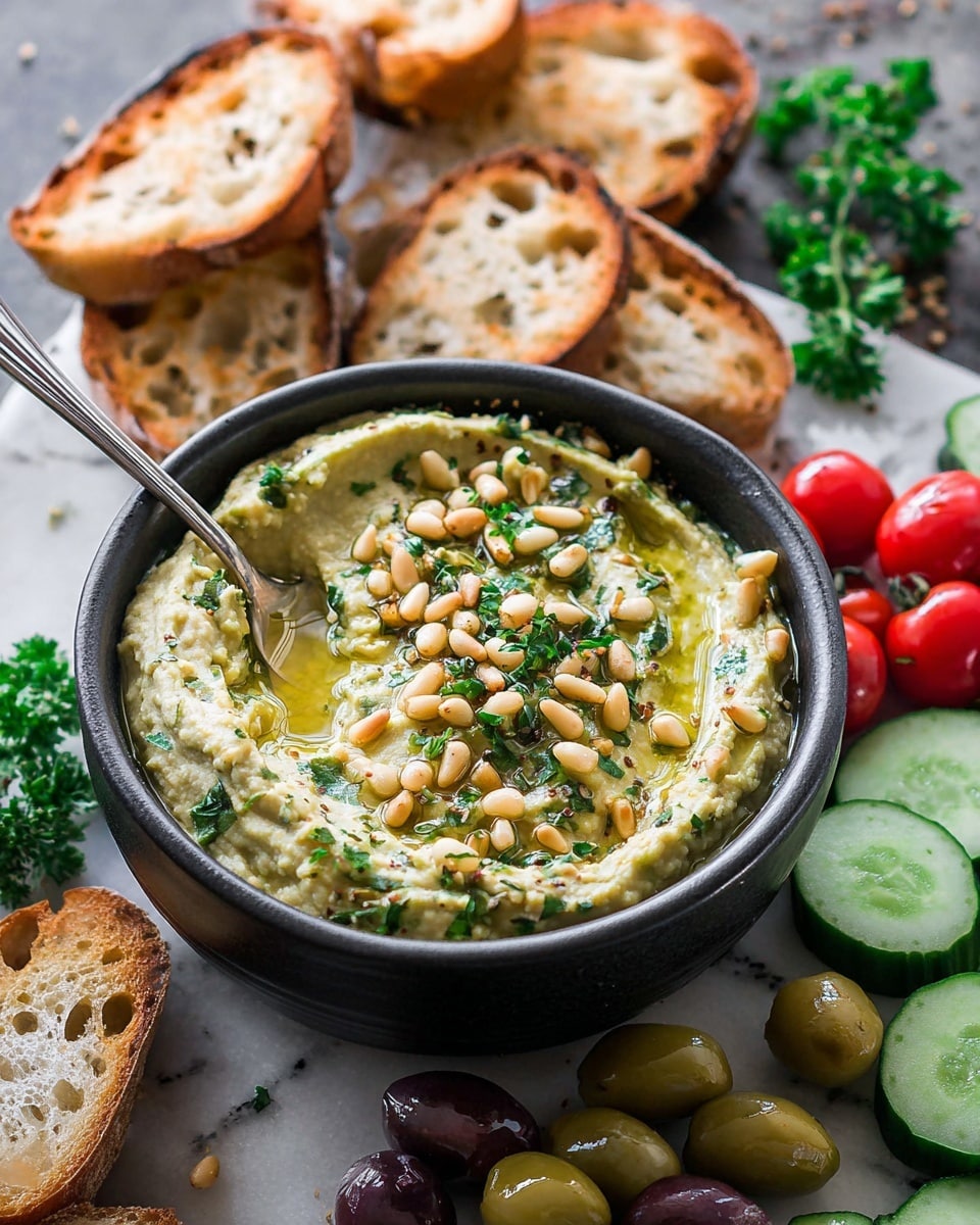 Eggplant Dip with Capers and Pine Nuts Recipe