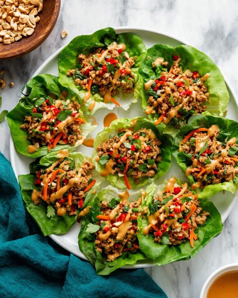 Thai Chicken Lettuce Wraps Recipe