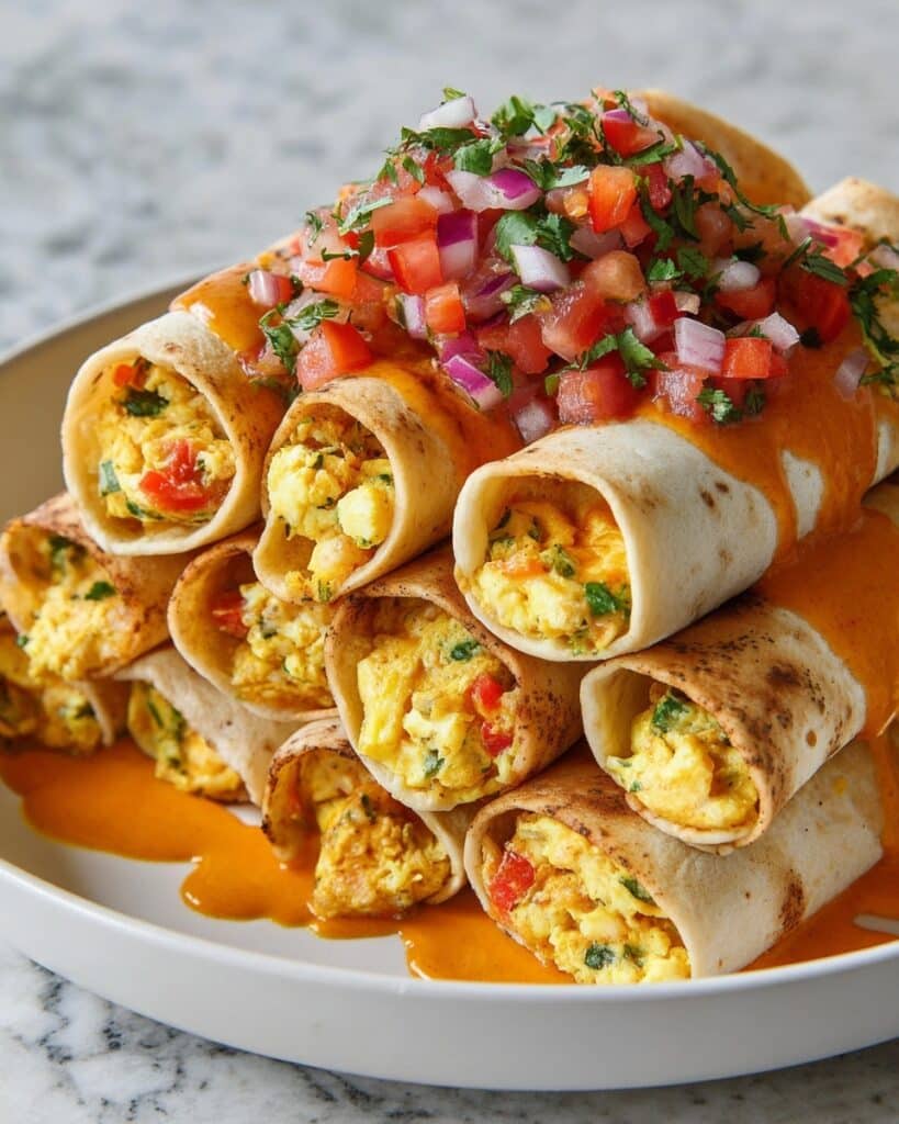 Vegan Breakfast Tofu Taquitos Recipe