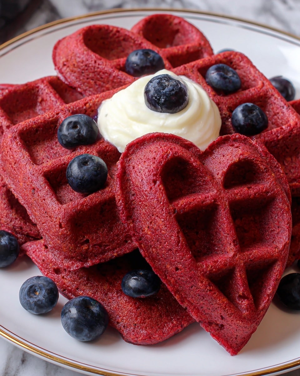 Beetroot Waffles in the Air Fryer Recipe