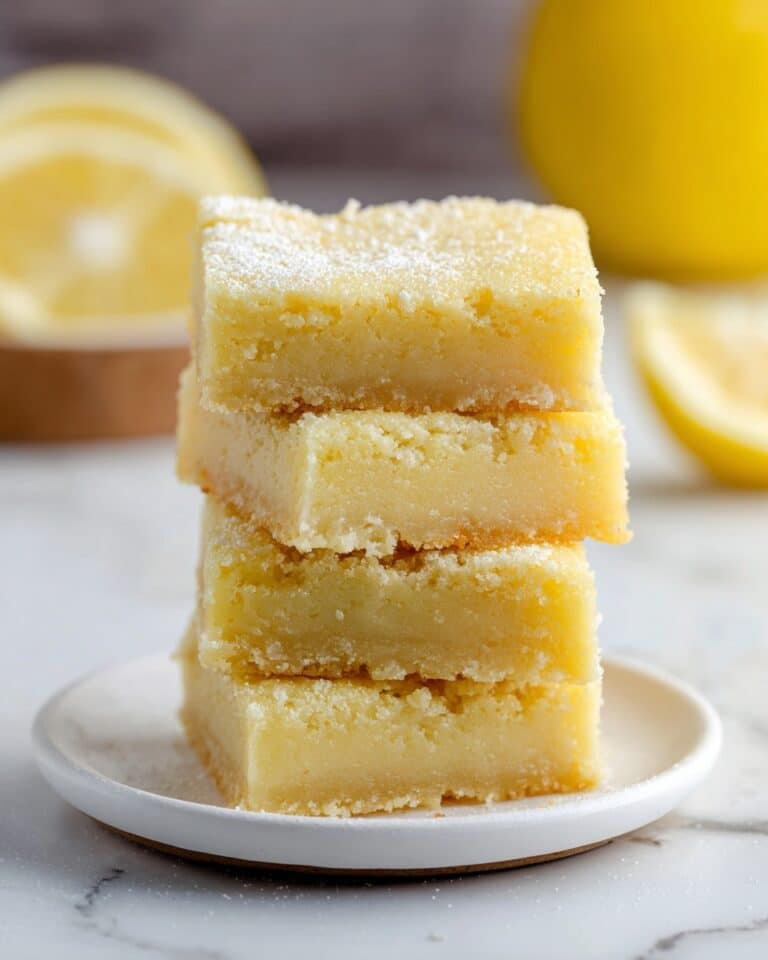 Lemon Curd Blondie Bars Recipe