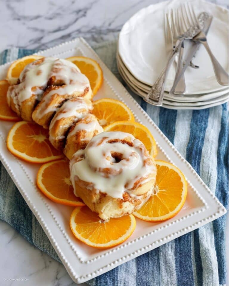 Easy Orange Breakfast Pull Apart Loaf With Cream Cheese Recipe