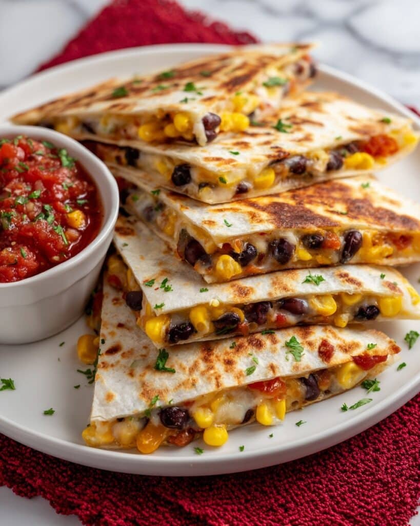 Spicy Black Bean Quesadillas Recipe