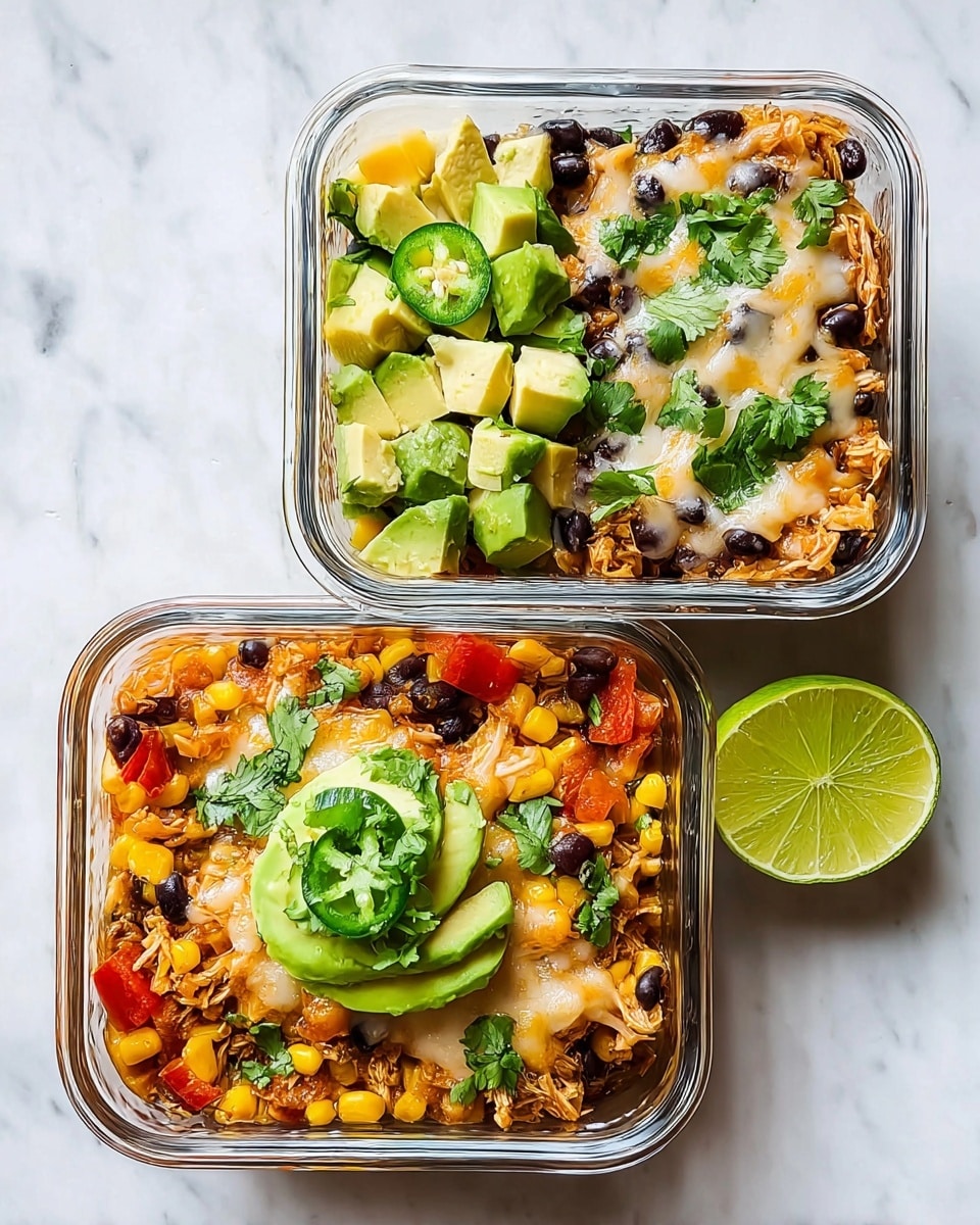 High-Protein Chicken Cottage Cheese Enchilada Bowls Recipe
