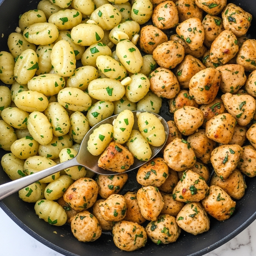 Garlic Butter Chicken Gnocchi Recipe