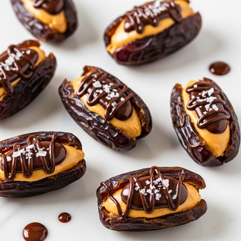 Stuffed Dates with Peanut Butter & Chocolate Recipe