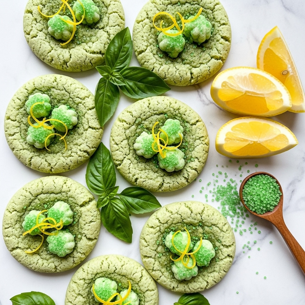 Lush Lemon + Basil Sugar Cookies Recipe