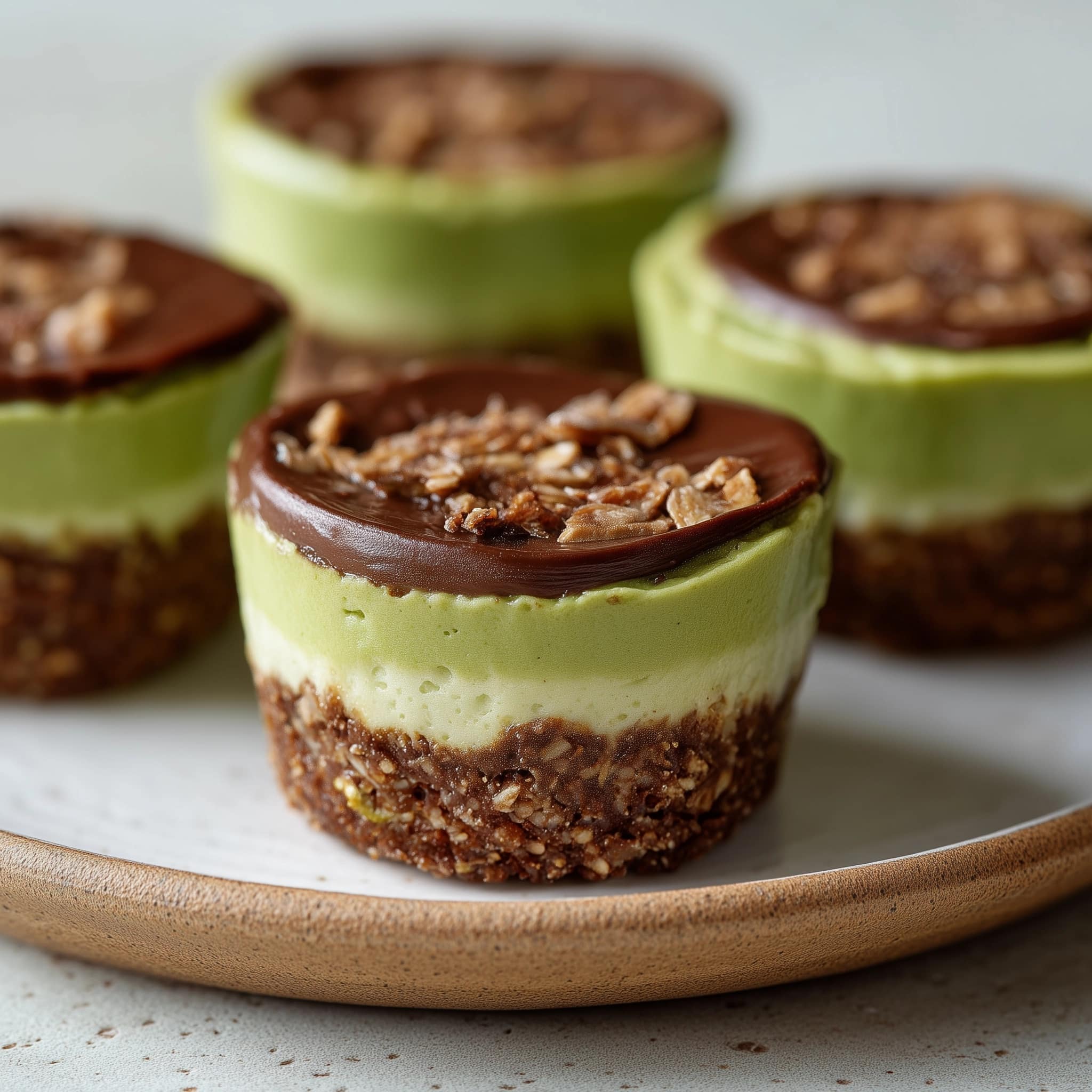 Grinch Mini Cheesecakes Recipe - Recipe Image