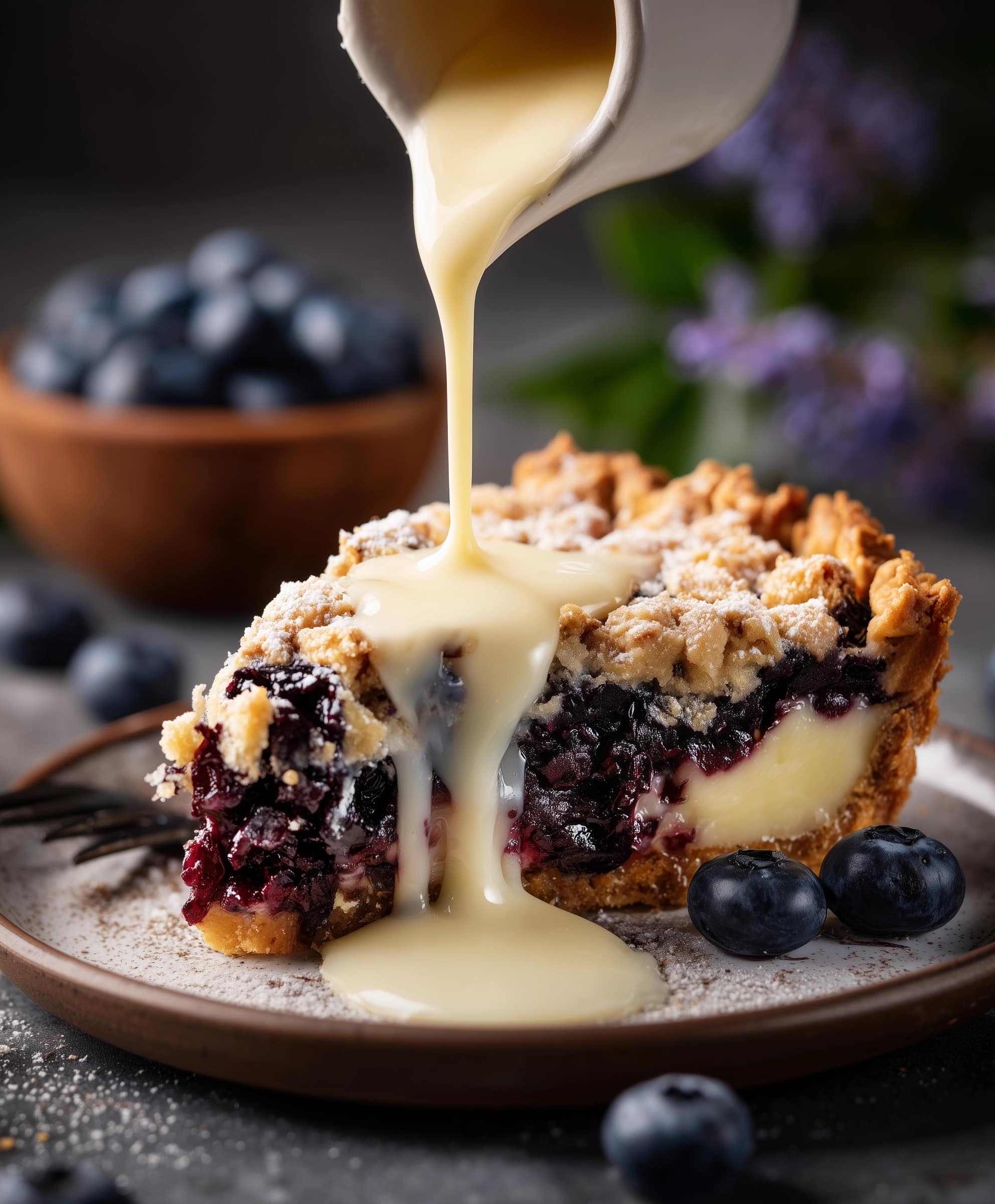 Peach Blueberry Crostata Recipe - Recipe Image