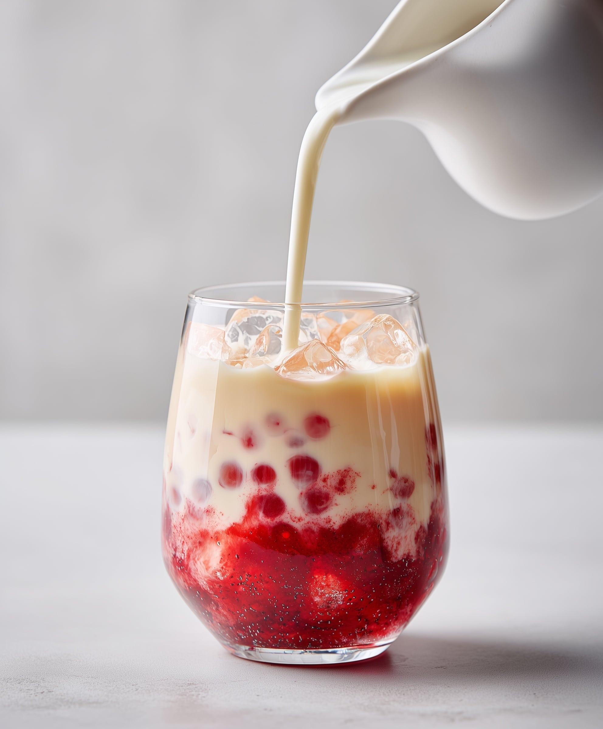 Korean Strawberry Milk Recipe - Recipe Image