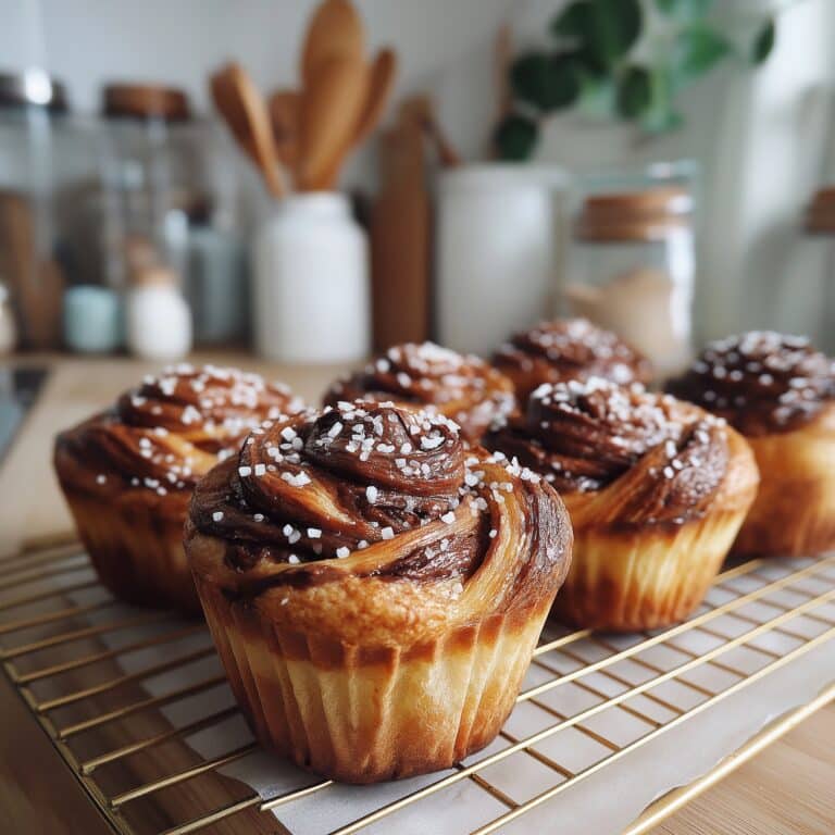 Swirl Muffins with Nutella or Marmalade Filling Recipe
