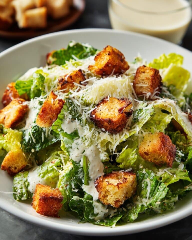Healthy Greek Yogurt Caesar Salad Dressing Recipe