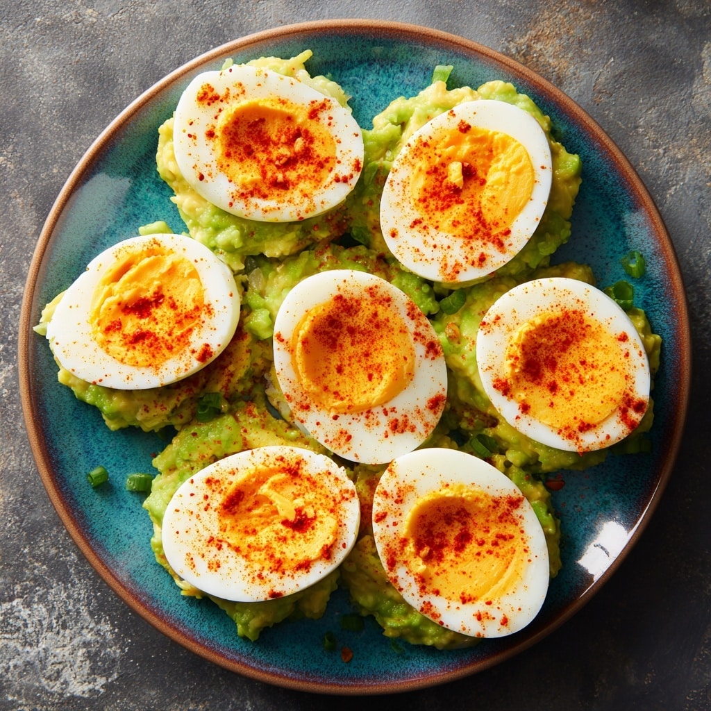 Cajun Boiled Eggs with Garlic Butter Recipe