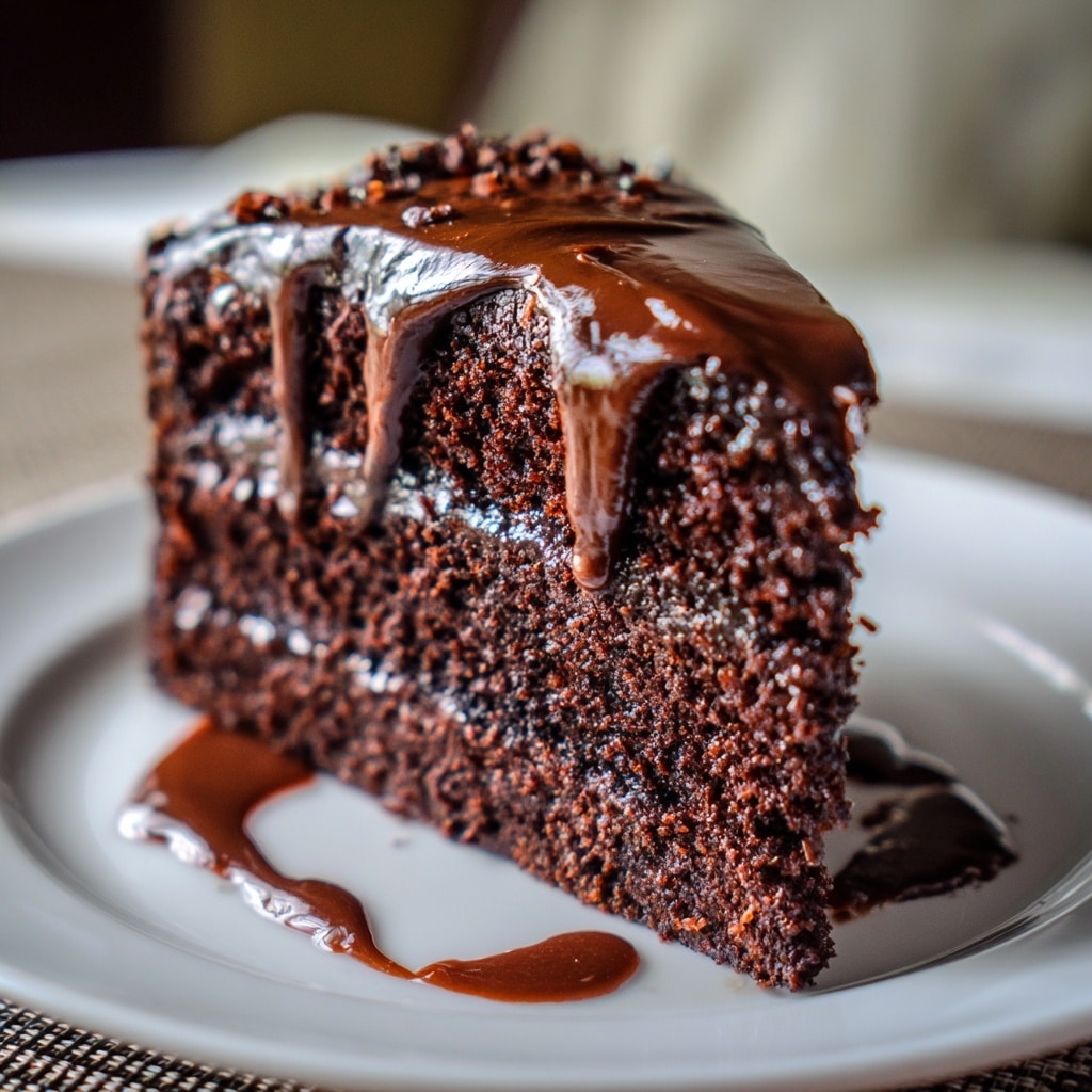 Decadent Chocolate Fudge Cake Recipe