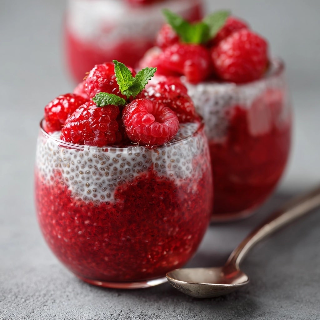 Raspberry Rose Pistachio Chia Pudding Recipe - Recipe Image