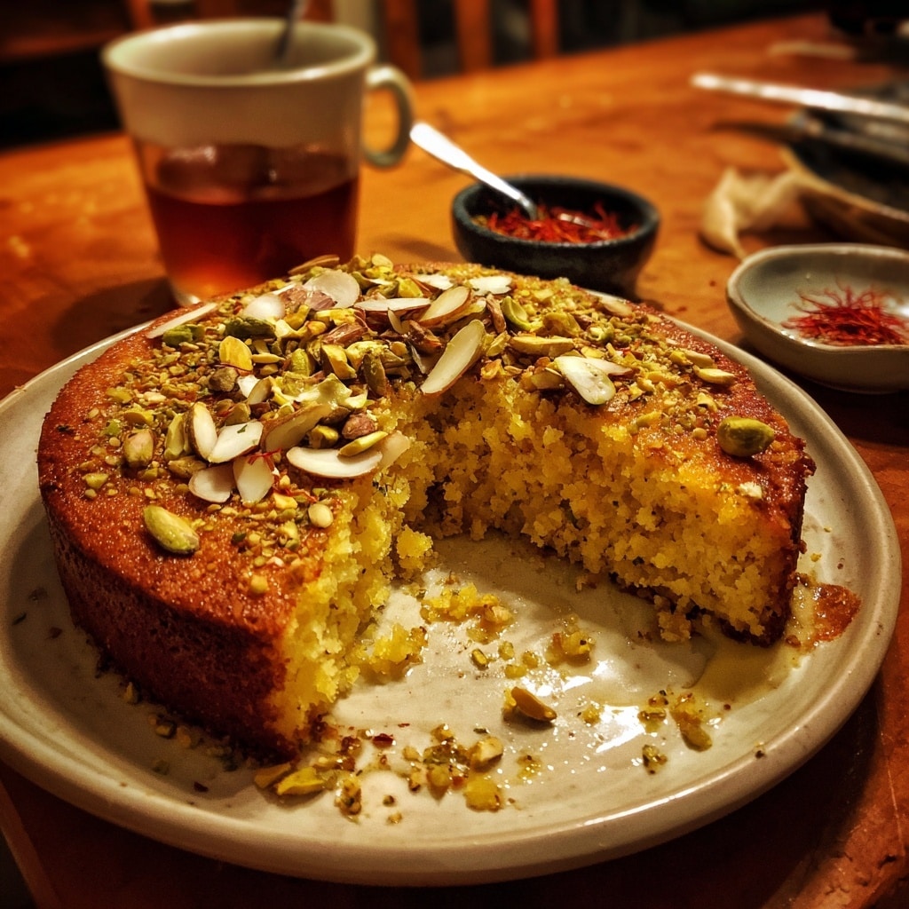 Creamy Pistachio Cake Recipe - Recipe Image