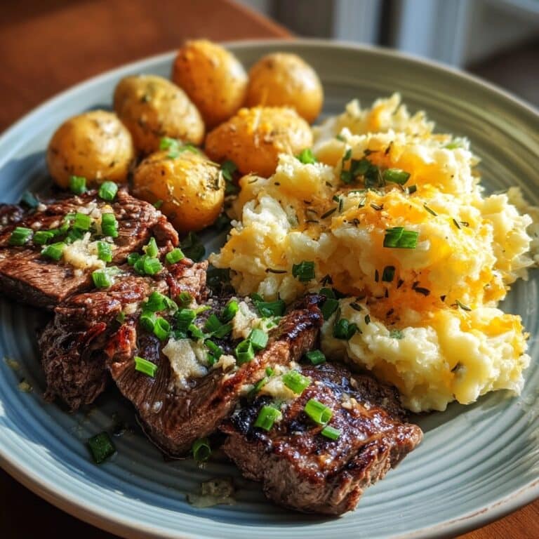Roasted Butternut Squash and Garlic Steak Recipe