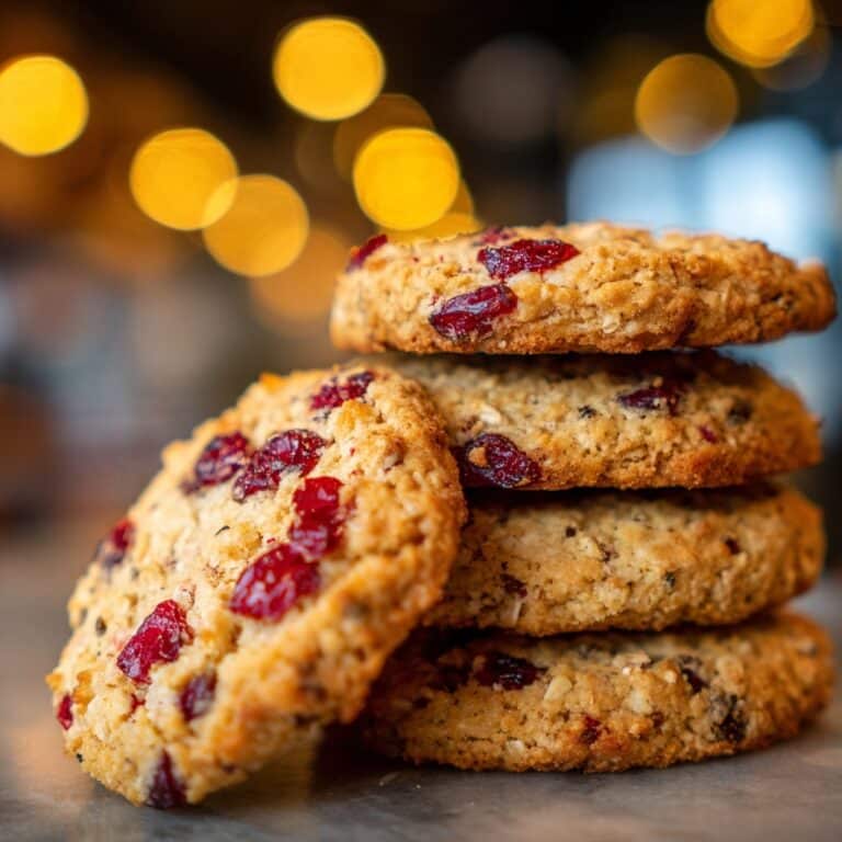 Raspberry Almond Oat Breakfast Cookies Recipe