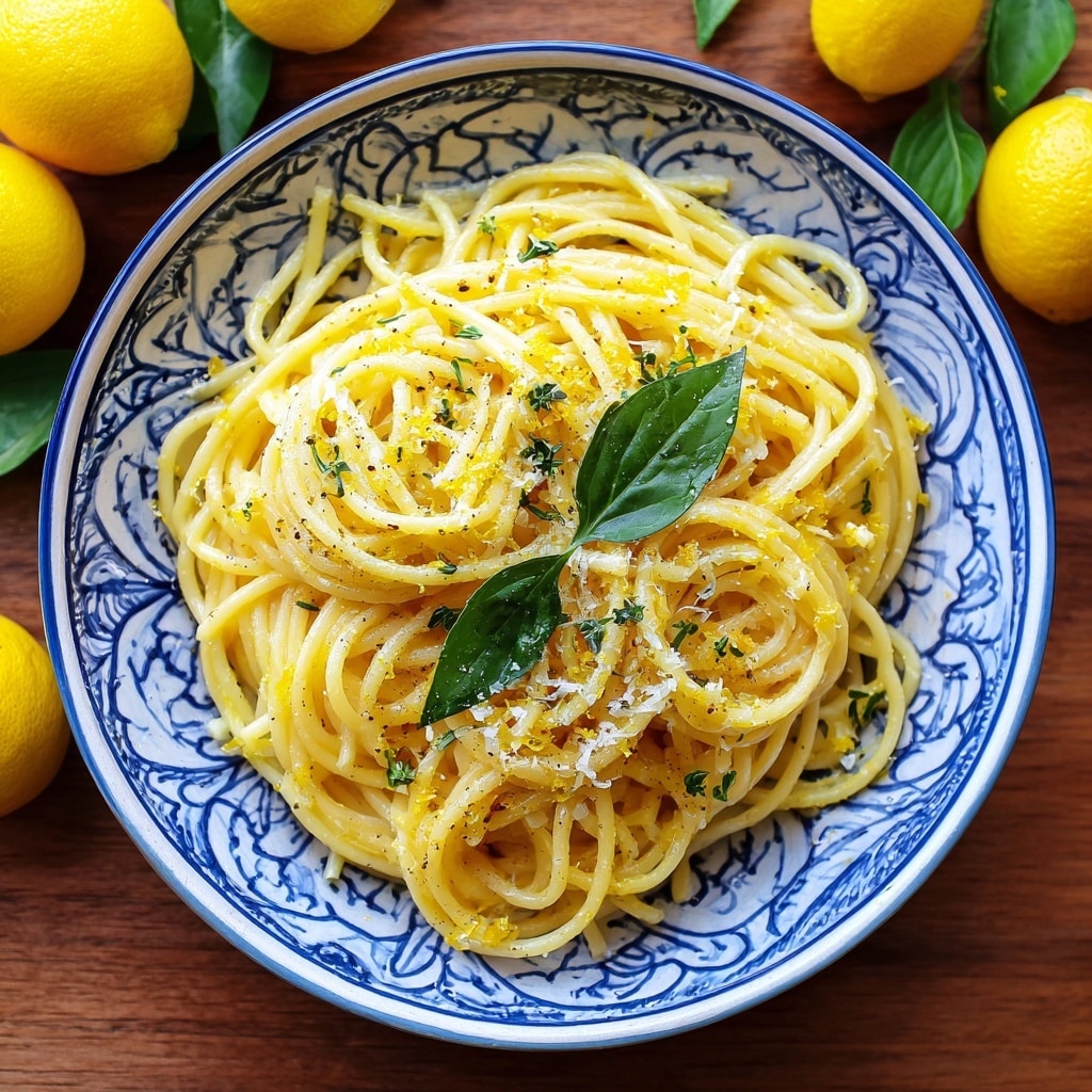 Lemon Cacio E Pepe Recipe