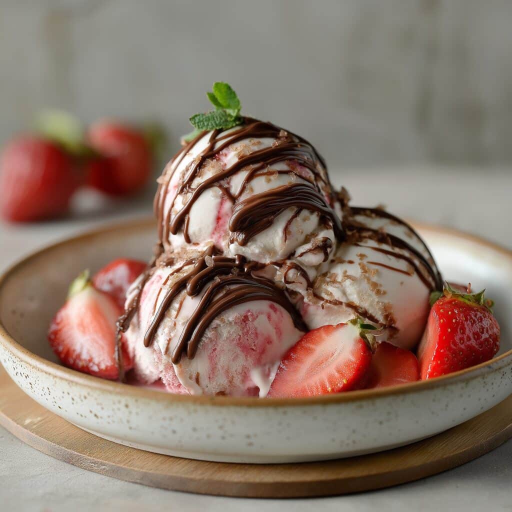 Easy Strawberry Ice Cream Recipe