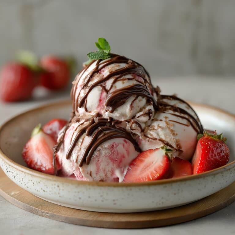 Easy Strawberry Ice Cream Recipe