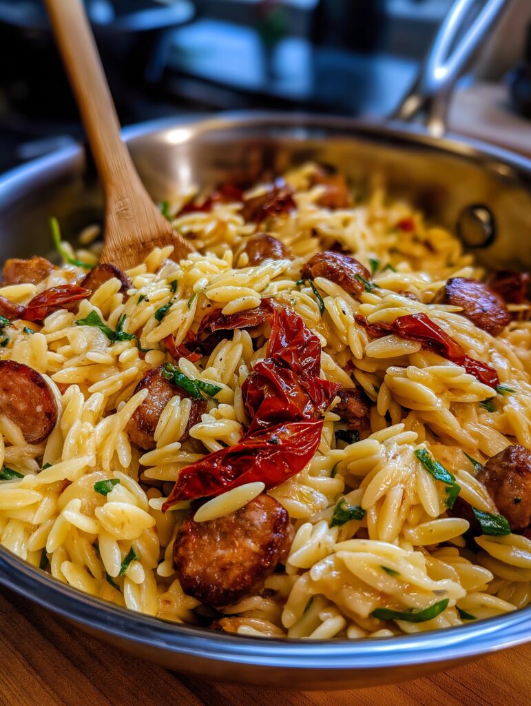 Cheeseburger Orzo Recipe