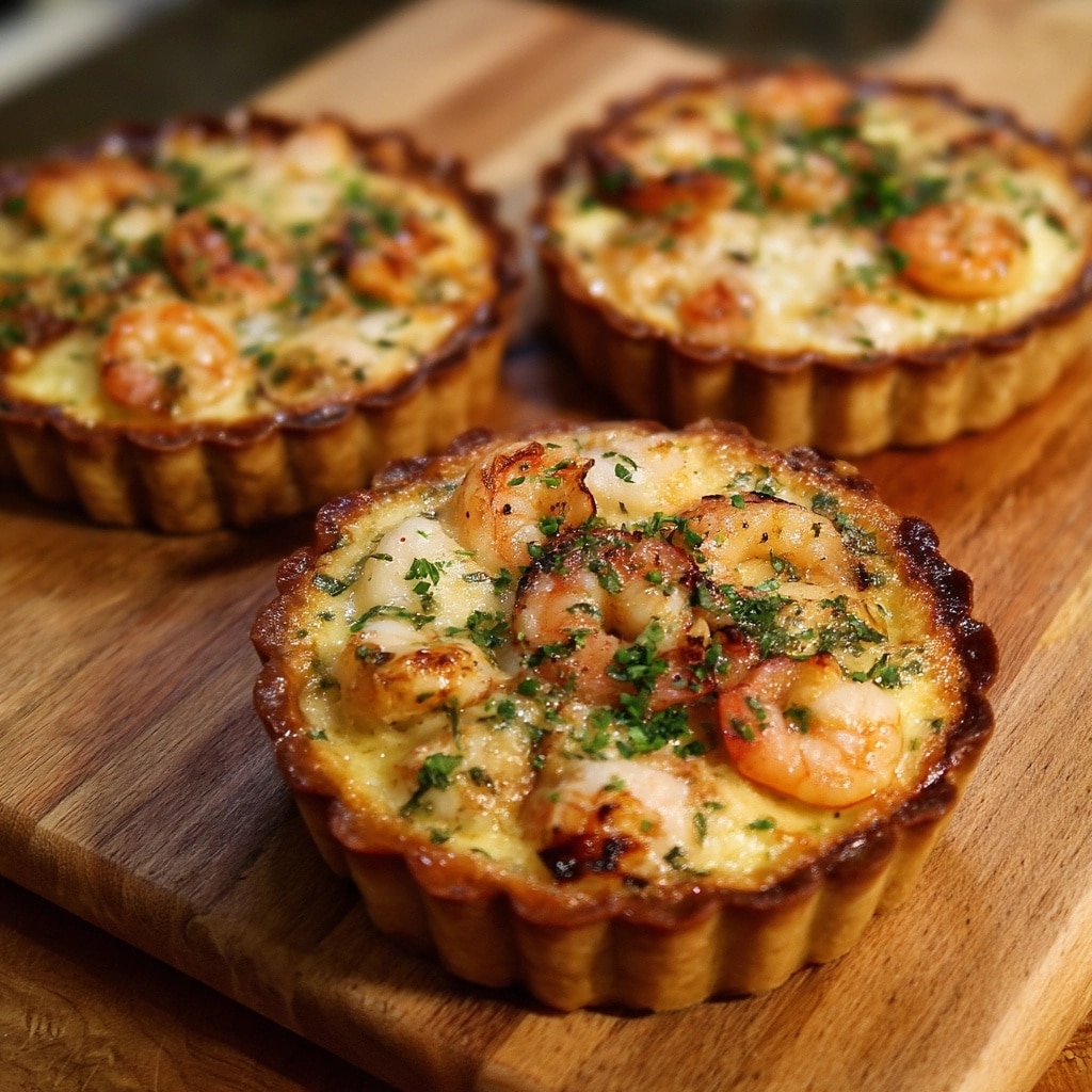 Potted Shrimp & Crab Crumpets with Bay & Chive Brown Butter Recipe