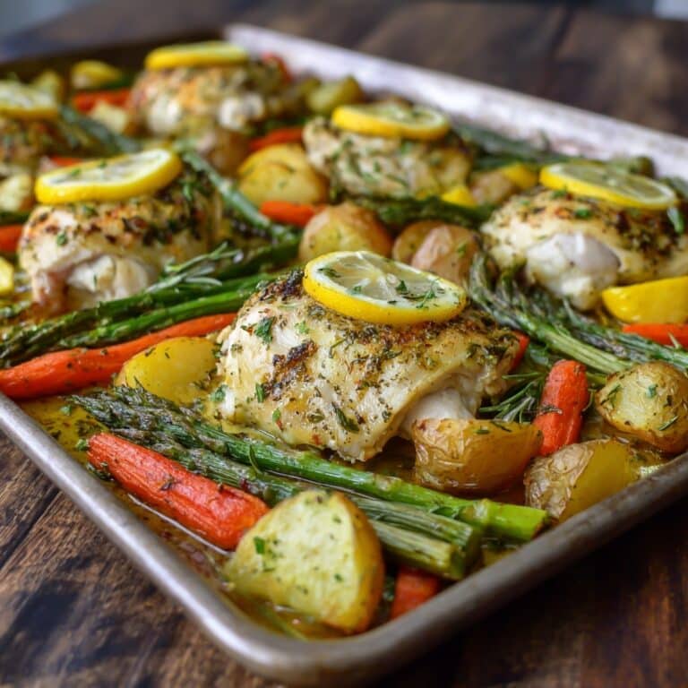 Sheet-Pan Chicken and Carrots With Yogurt Sauce Recipe