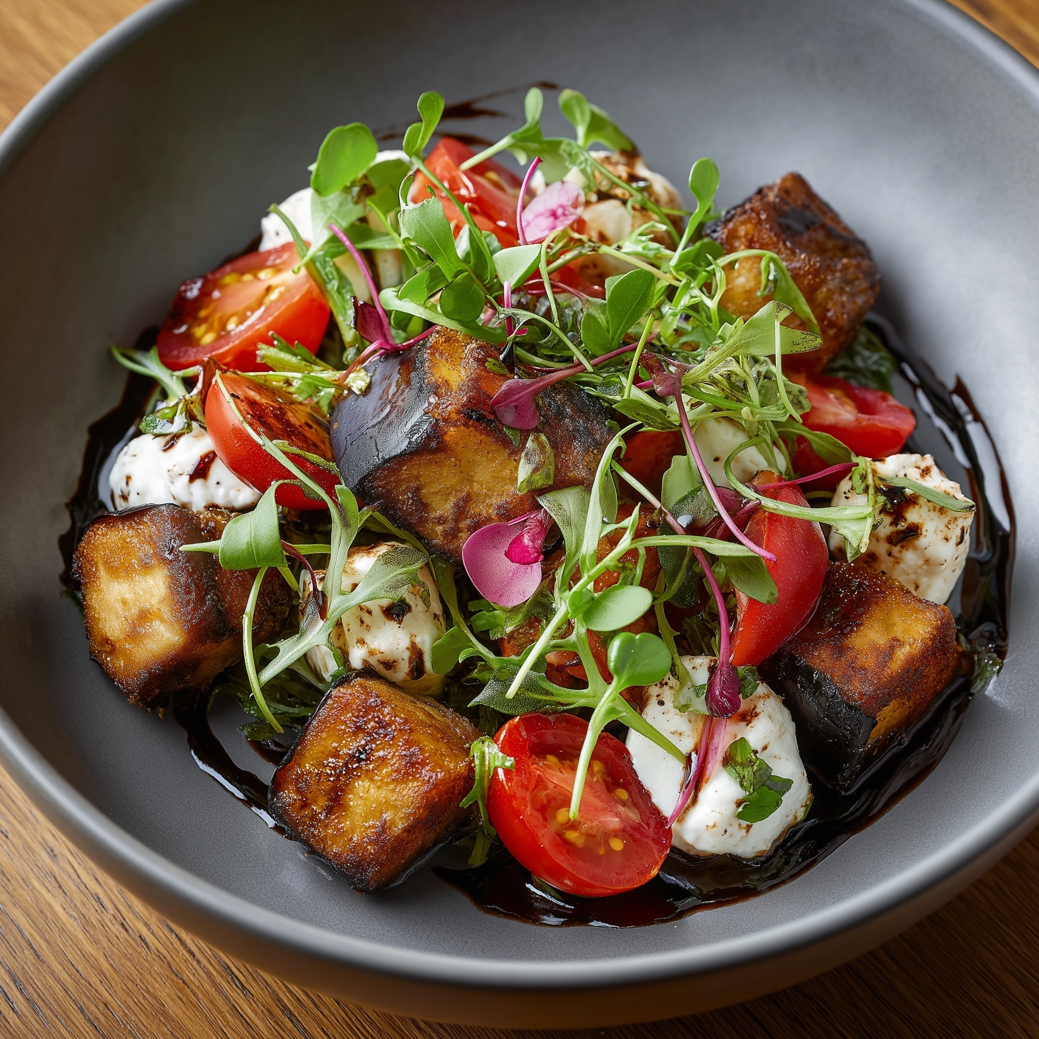 Warm French Goat's Cheese Salad (Salade de Chêvre Chaud) Recipe - Recipe Image