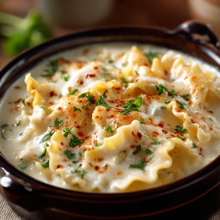 Quick White Lasagna Soup Recipe