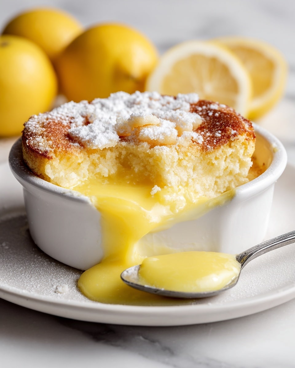 Magic Lemon Cobbler Recipe - Recipe Image