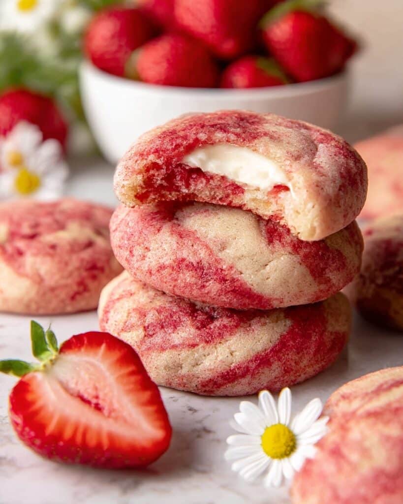 Raspberry Cookies with Homemade Raspberry Syrup Recipe