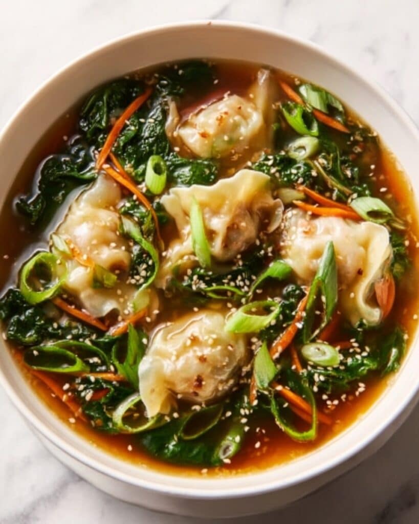 Comforting Beef Potsticker Soup: Delicious Bowl of Warmth Recipe