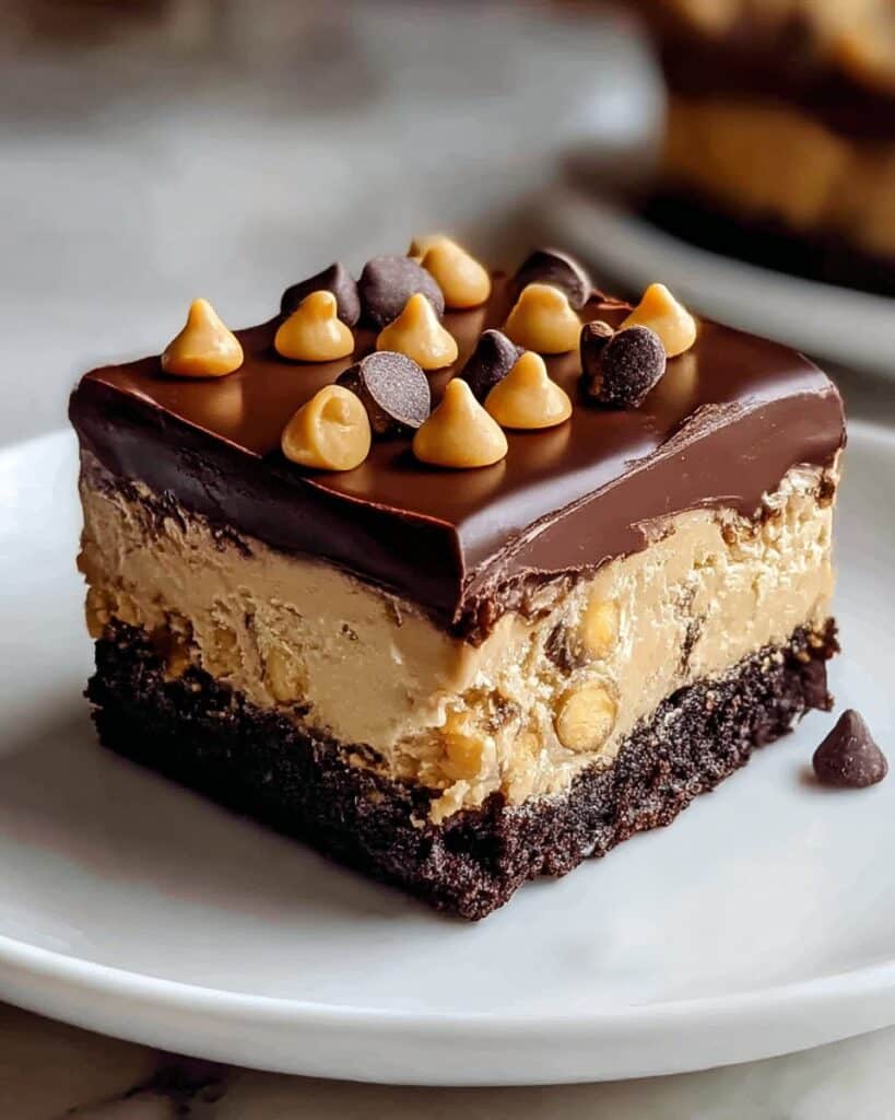 Chocolate Peanut Butter Poke Cake Recipe