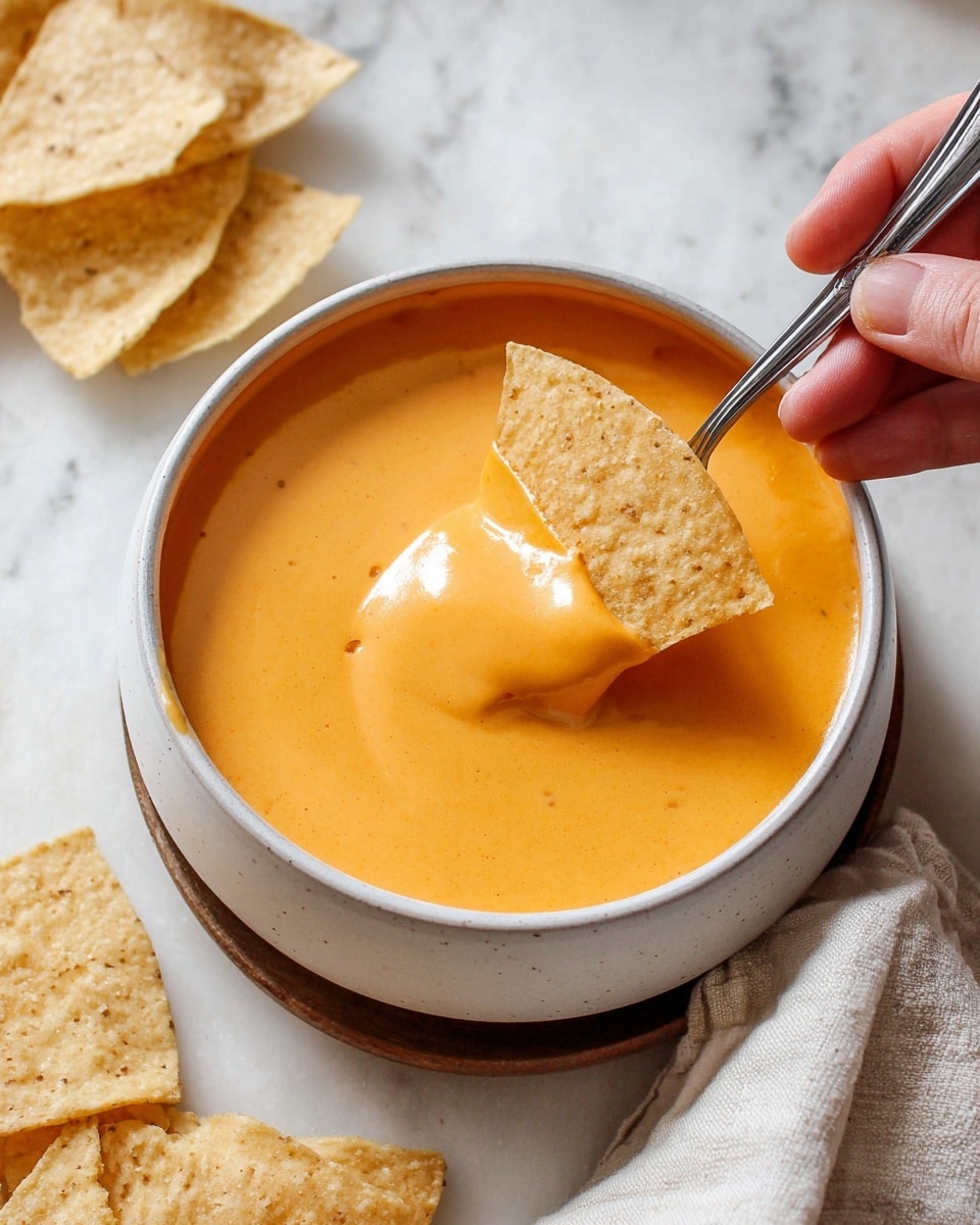 Creamy Vegan Nacho Cheese Sauce Recipe - Recipe Image