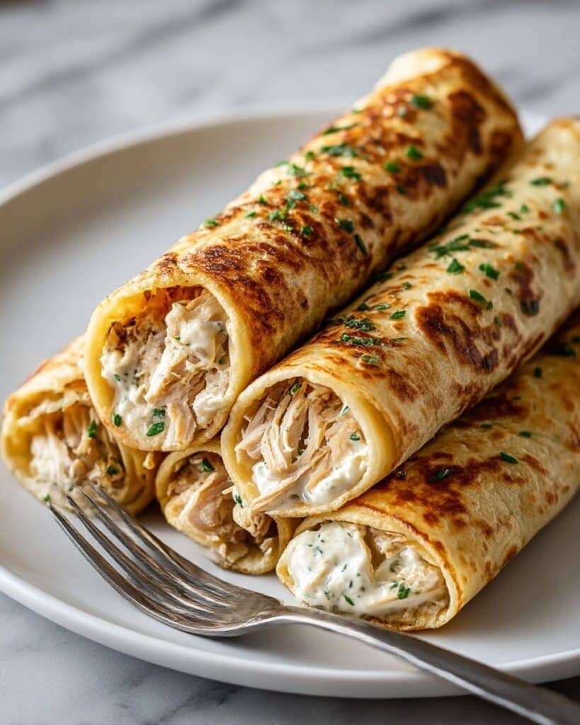 Dill Pickle Ranch Chicken Taquitos Recipe