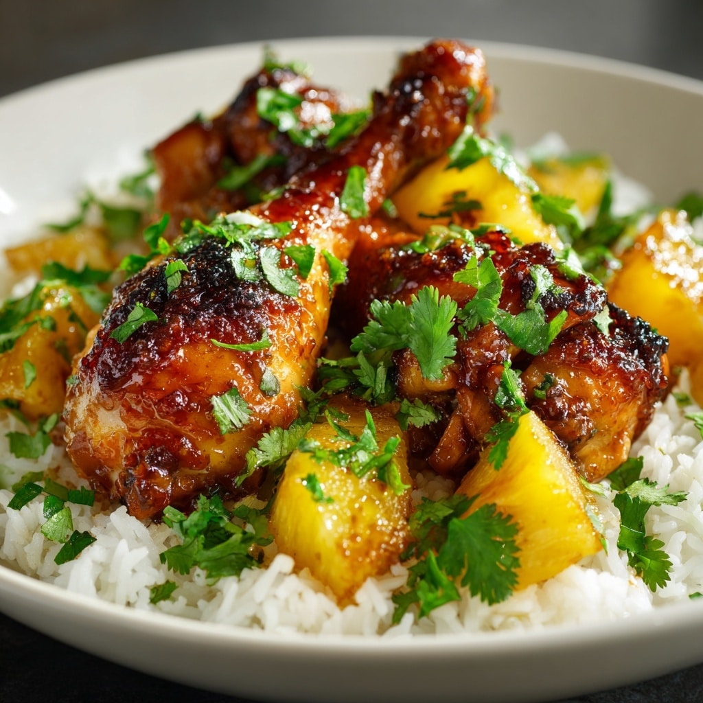Pineapple Chicken and Rice Recipe - Recipe Image