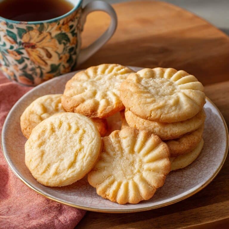 Melt-in-Your-Mouth Coffee Butter Cookies Recipe