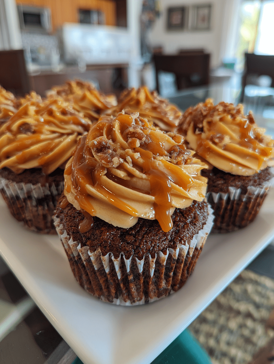 German Chocolate Cupcakes Recipe - Recipe Image
